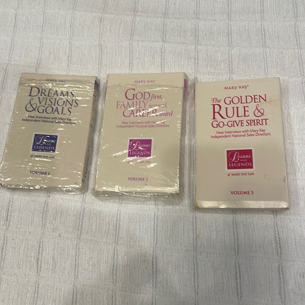 Mary Kay lessons legends cassette tapes career dreams visions goals golden rule